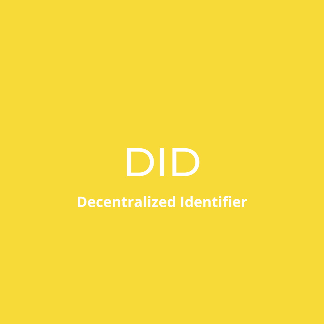 DID / Decentralized Identifier